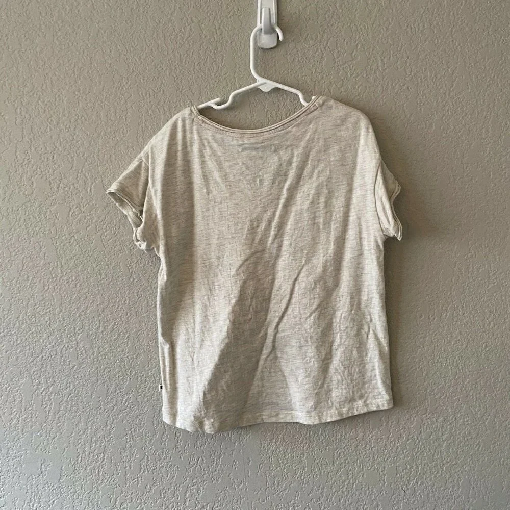 LUCKY BRAND Girls TEE Shirt Top Shell Gray  Large